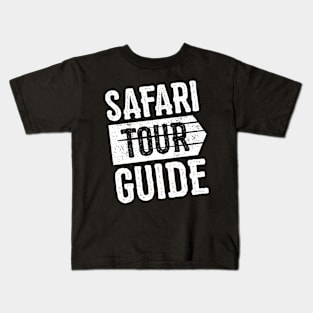 Safari Tour Guide Costume Kids Adult Funny Halloween Kids T-Shirt